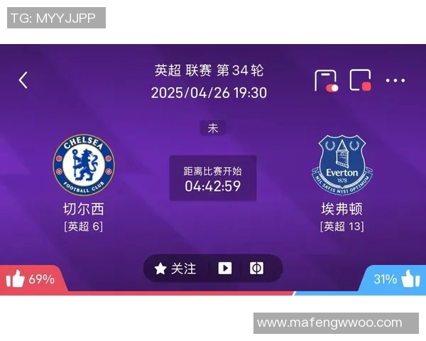 切尔西对阵埃弗顿直播在哪个电视台观看最方便