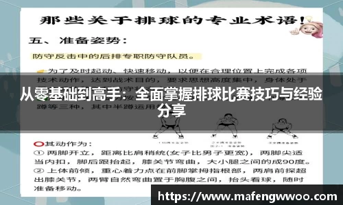 从零基础到高手：全面掌握排球比赛技巧与经验分享